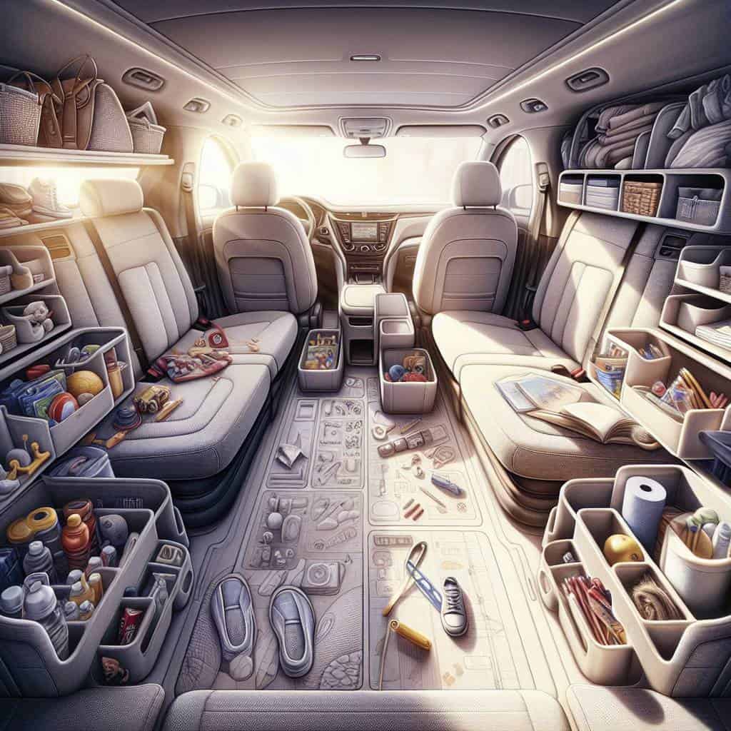 Master the Art of Efficient Car Organization for Busy Families 2 Efficient car organization for families setup.