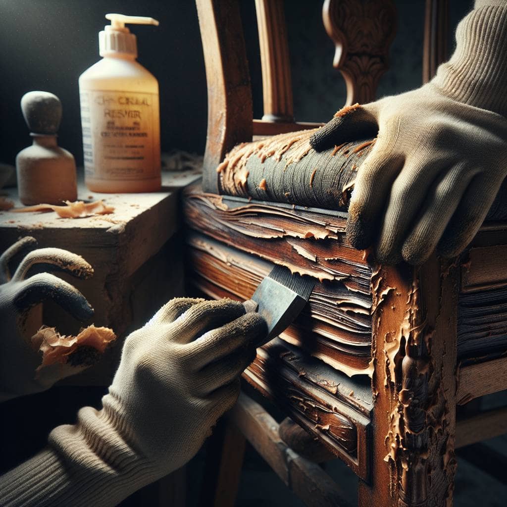 My Lifelong Struggle With Stripping chair restoration