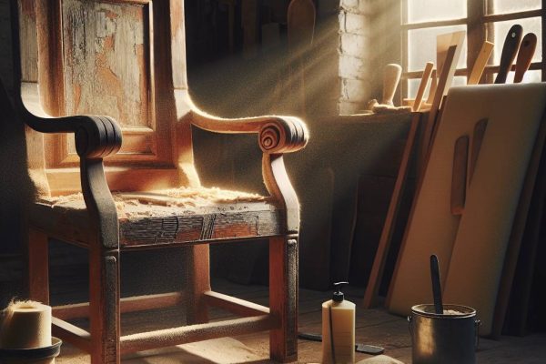 featured a guide to restoring antique wooden furniture