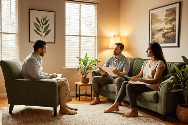 How Couples Therapy Can Improve Your Relationship Couples therapy session in progress