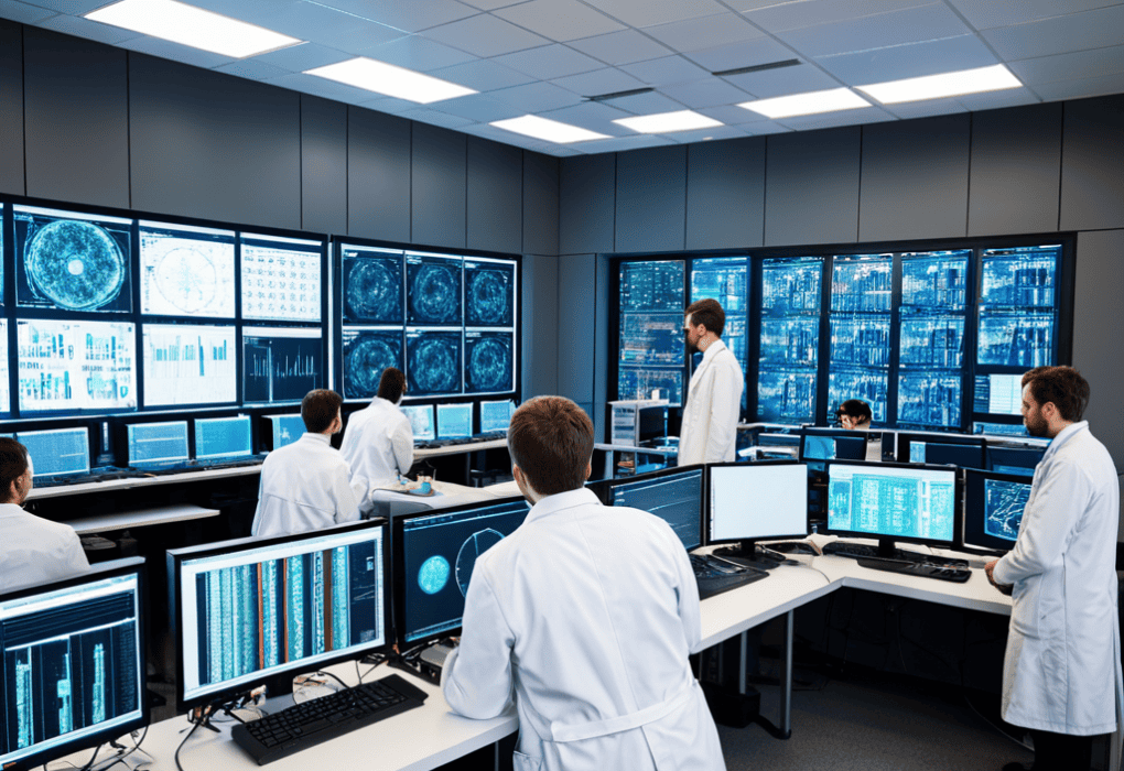 Quantum computing technology concept