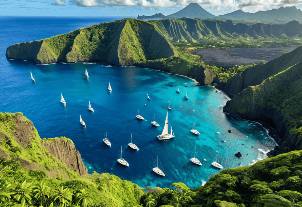 Azores Island Hopping landscape scene