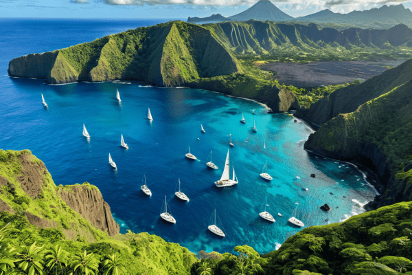 Azores Island Hopping landscape scene
