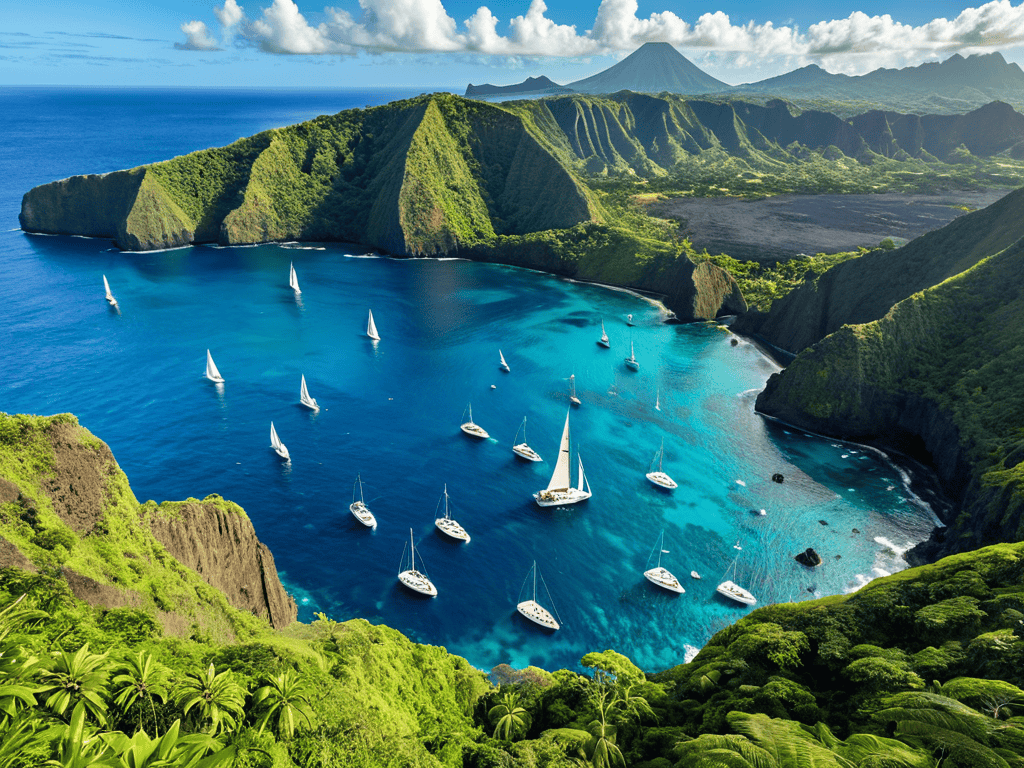 Azores Island Hopping landscape scene