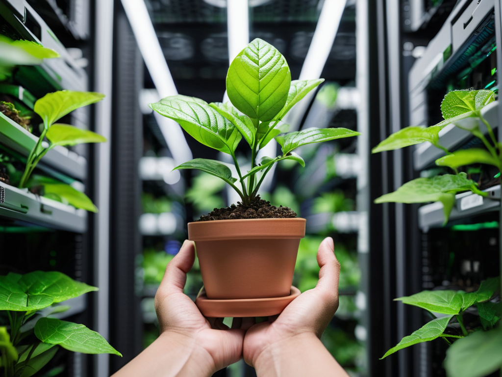 Sustainable IT fabric weaving