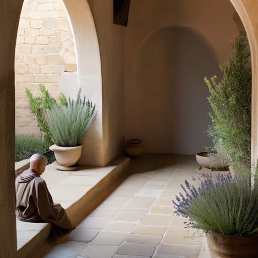 Whispering the Way Home: serene monastic meditation