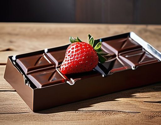 Benefits of dark chocolate for heart infographic