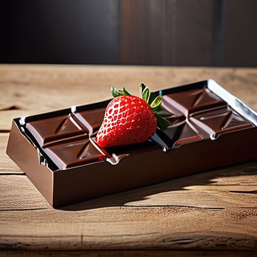 Benefits of dark chocolate for heart infographic