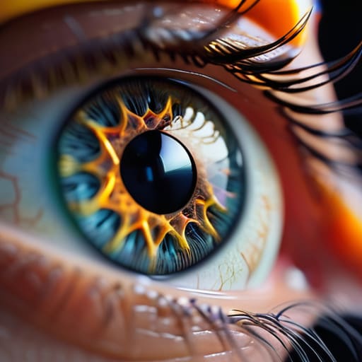 Neuroplasticity in Creative Vision concept illustration.