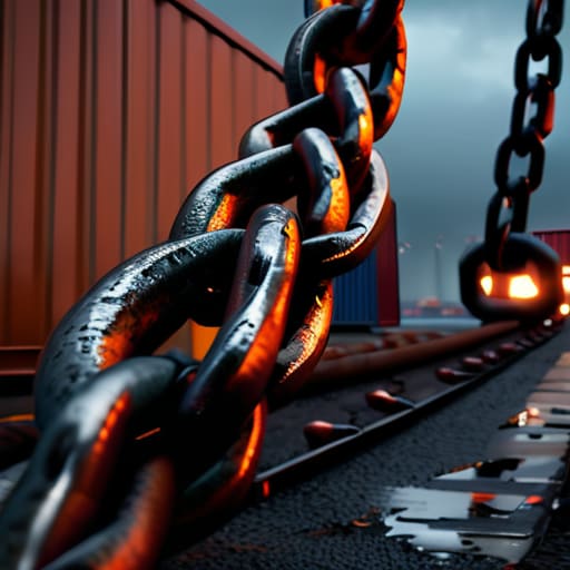Supply Chain Black Swan Contingency concept.