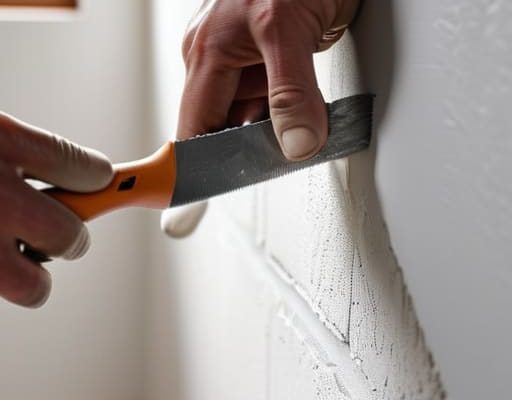 How to repair a dry wall hole.