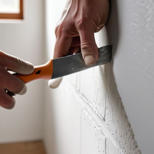How to repair a dry wall hole.
